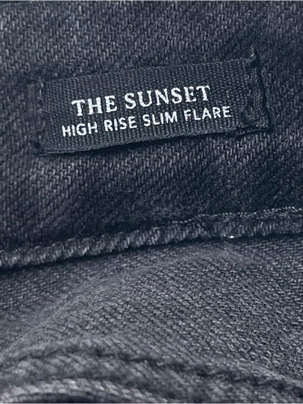 Rails The Sunset High Rise Slim Flare Jeans in Tarmac - sz 26 - Picture 6 of 6
